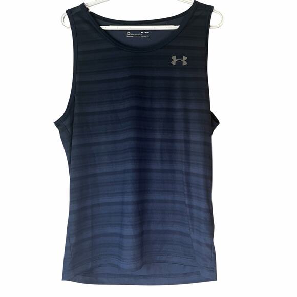 Under Armour Men's Blue Heat Gear Tank Top Size Medium - Picture 1 of 11